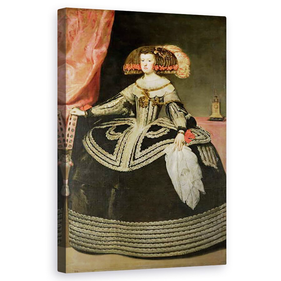 Tablou canvas - Diego Rodriguez de Silva y Velazquez - Regina Maria Anna a Austriei 1634-96, 60 x 100 cm