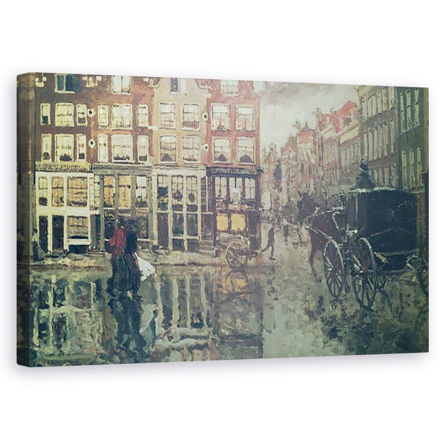 Tablou canvas - Georg-Hendrik Breitner - Coltul Pietei Leidsche, 50 x 80 cm