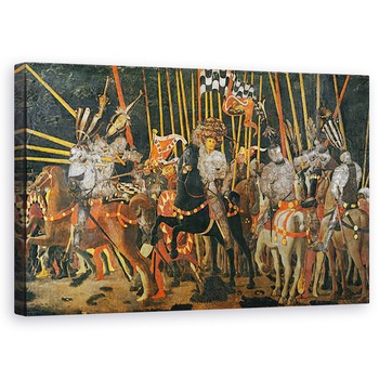 Tablou canvas - Paolo Uccello - Batalia de la San Romano in 1432, 50 x 80 cm Tablou canvas - Paolo Uccello - Batalia de la San Romano in 1432, 50 x 80 cm