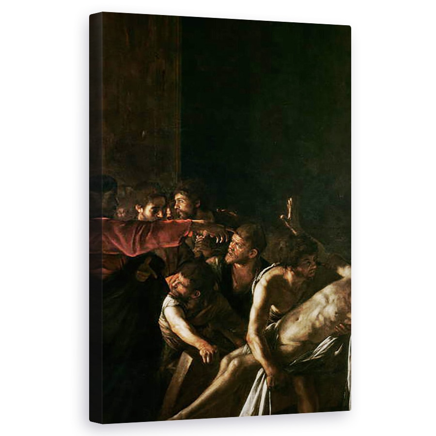 Tablou canvas - Michelangelo Merisi da Caravaggio - Invierea lui Lazar I , 50 x 80 cm