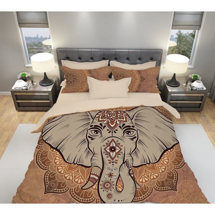 Спален Комплект Intermatrak Nicole Taneff G1028, Памучен Сатен, Единично Легло, С Чаршаф