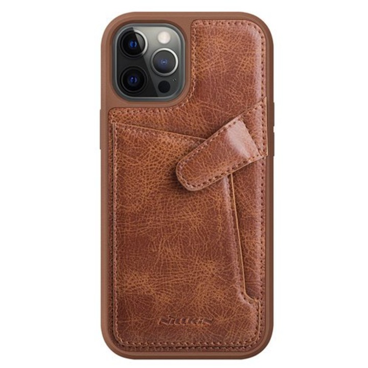 Калъф Nillkin Aoge Genuine Leather Case за iPhone 12 Mini, Brown