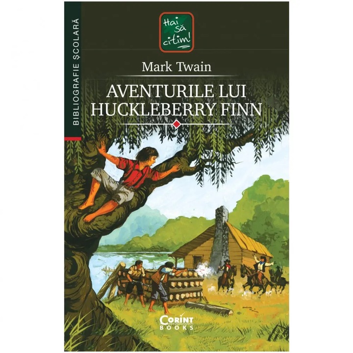 Aventurile lui Huckleberry Finn, Mark Twain, román nyelvű könyv