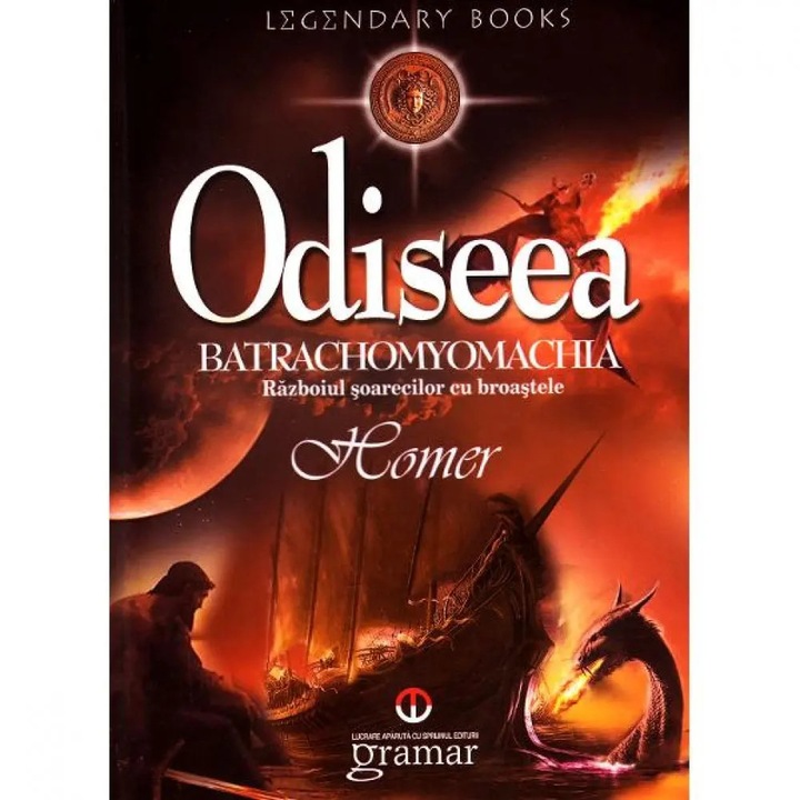 Odiseea. Batrachomyomachia - Homer, román nyelvű köny