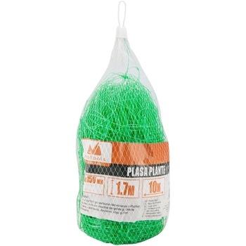 Plasa pentru Plante Verde ochiuri 150x150mm, latime 1.7m, lungime 5m Plasa pentru Plante Verde ochiuri 150x150mm, latime 1.7m, lungime 5m