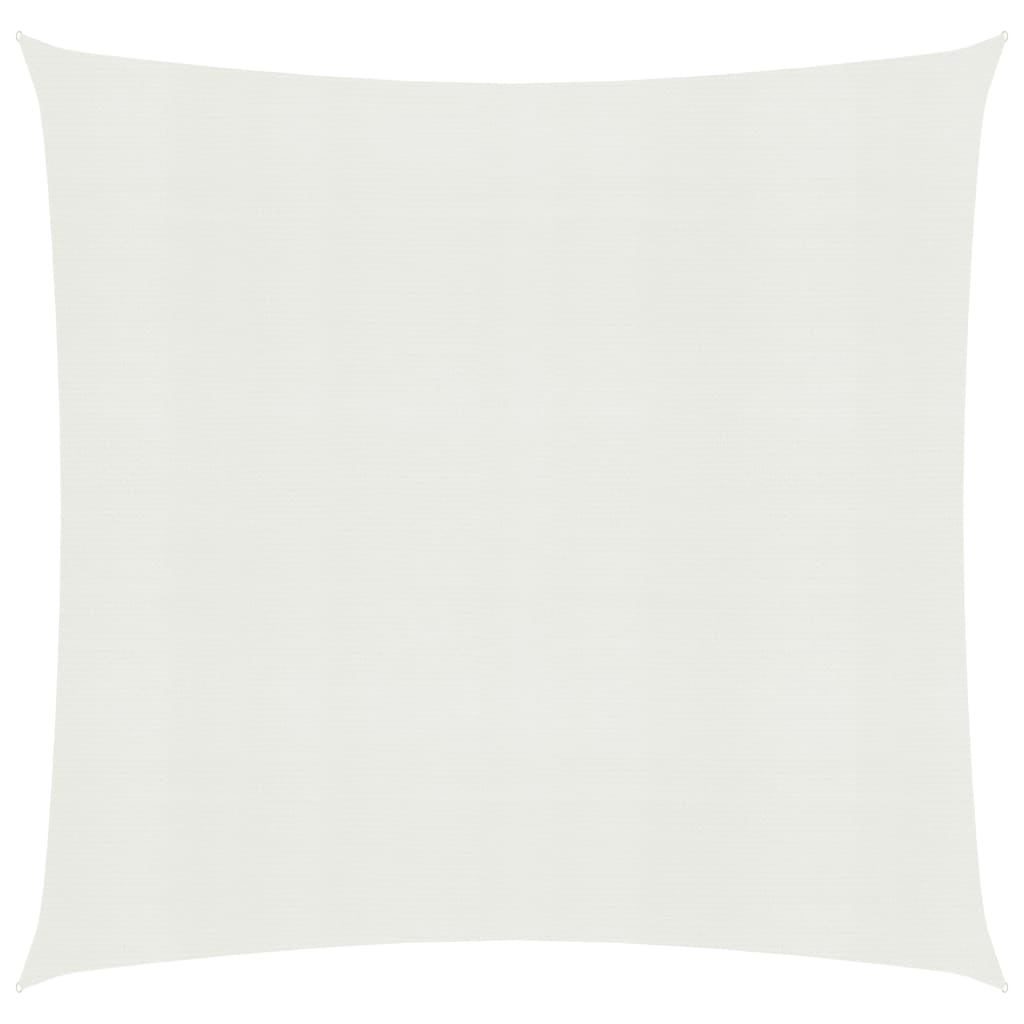 Panza parasolar vidaXL, Polietilena HDPE, 90% protectie UV, 2,5 x 2,5 m, Alb