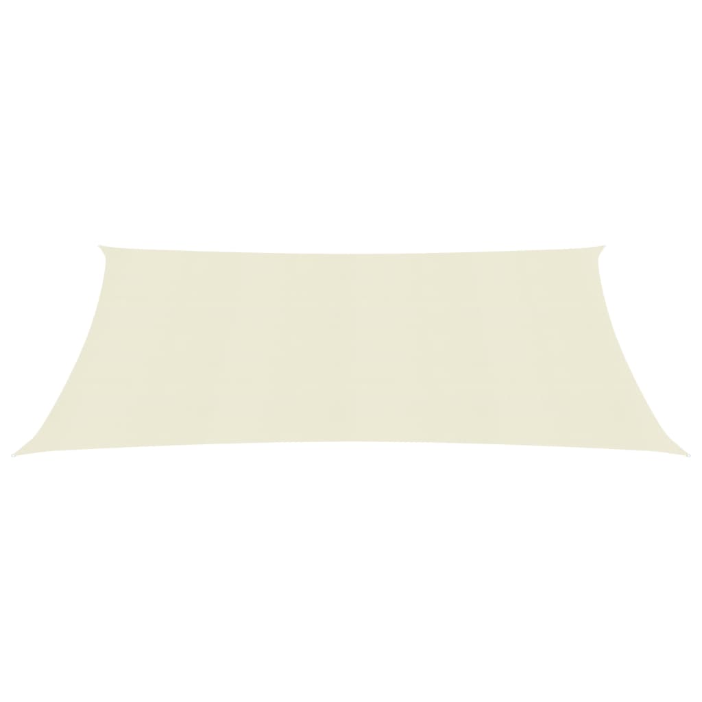 Panza parasolar pentru exterior cu protectie UV, vidaXL, Tesatura, 200 x 250 cm, Crem