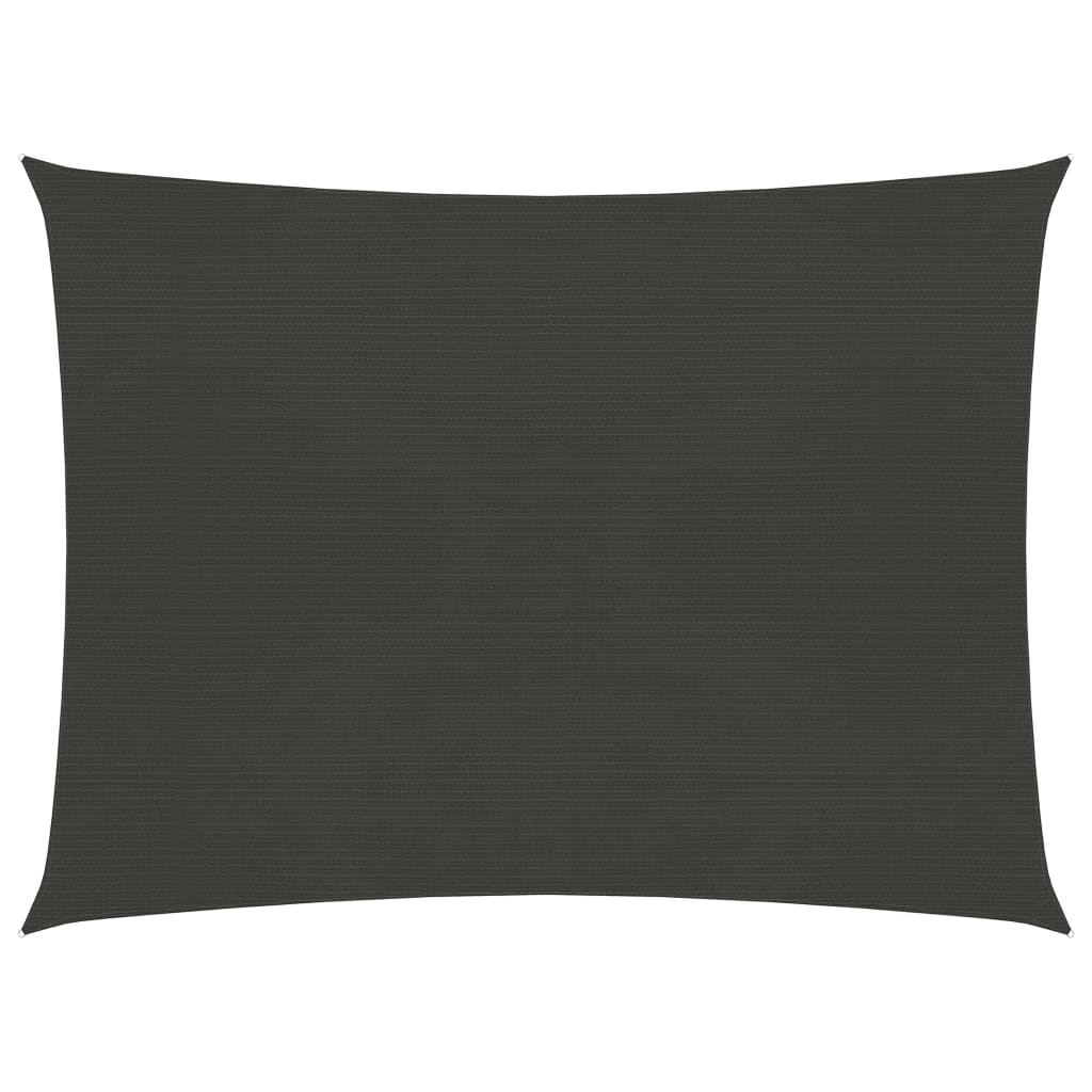 Copertina parasolar, vidaXL, HDPE - Polietilena, 90% protectie UV, 2 x 2.5 m, Antracit