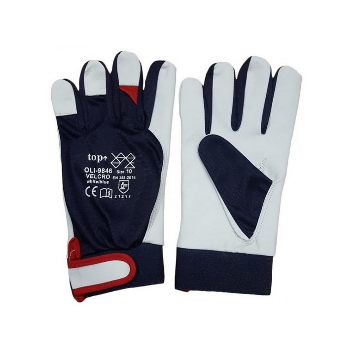 Manusi de protectie Top 7809034 TOP LASAV (OLI-9846 VELCRO) din piele de oaie 10 (8-11)