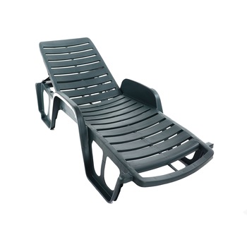 Sezlong plaja si gradina ISP LikeSmart premium,structura plastic verde 192 x 71 x 100 cm Sezlong plaja si gradina ISP LikeSmart premium,structura plastic verde 192 x 71 x 100 cm