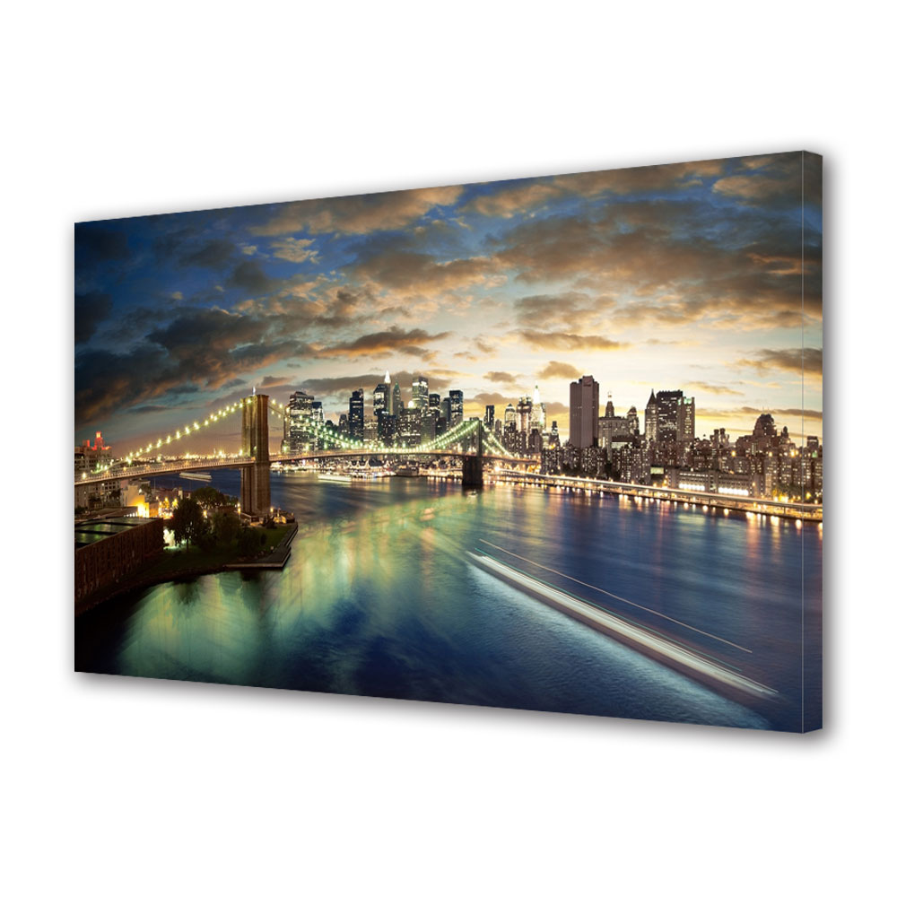 Tablou Canvas Podul Brooklyn, 80 x 120 cm
