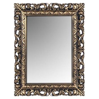 Oglinda Felis, Aspect vintage, Montaj vertical/orizontal, PVC/Sticla, 50x64cm, Maro/Auriu Oglinda Felis, Aspect vintage, Montaj vertical/orizontal, PVC/Sticla, 50x64cm, Maro/Auriu