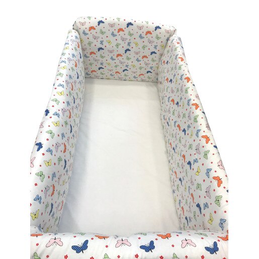 Aparatori laterale protectii pat 120x60 cm Deseda Maxi Fluturasi
