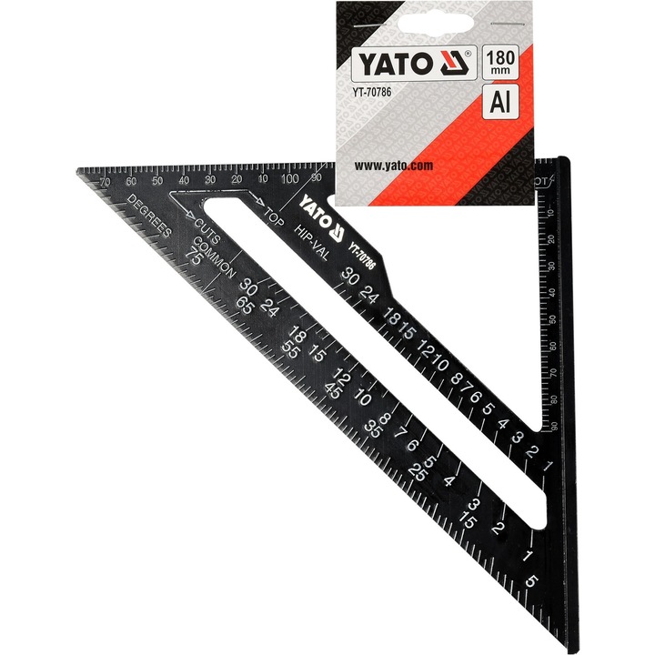 Echer rapid tamplarie metric Yato, 18 cm