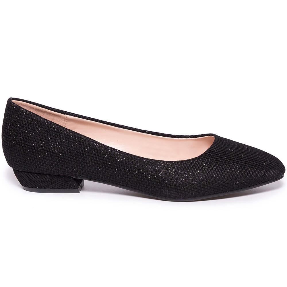 Pantofi dama Eudora, Negru, Negru