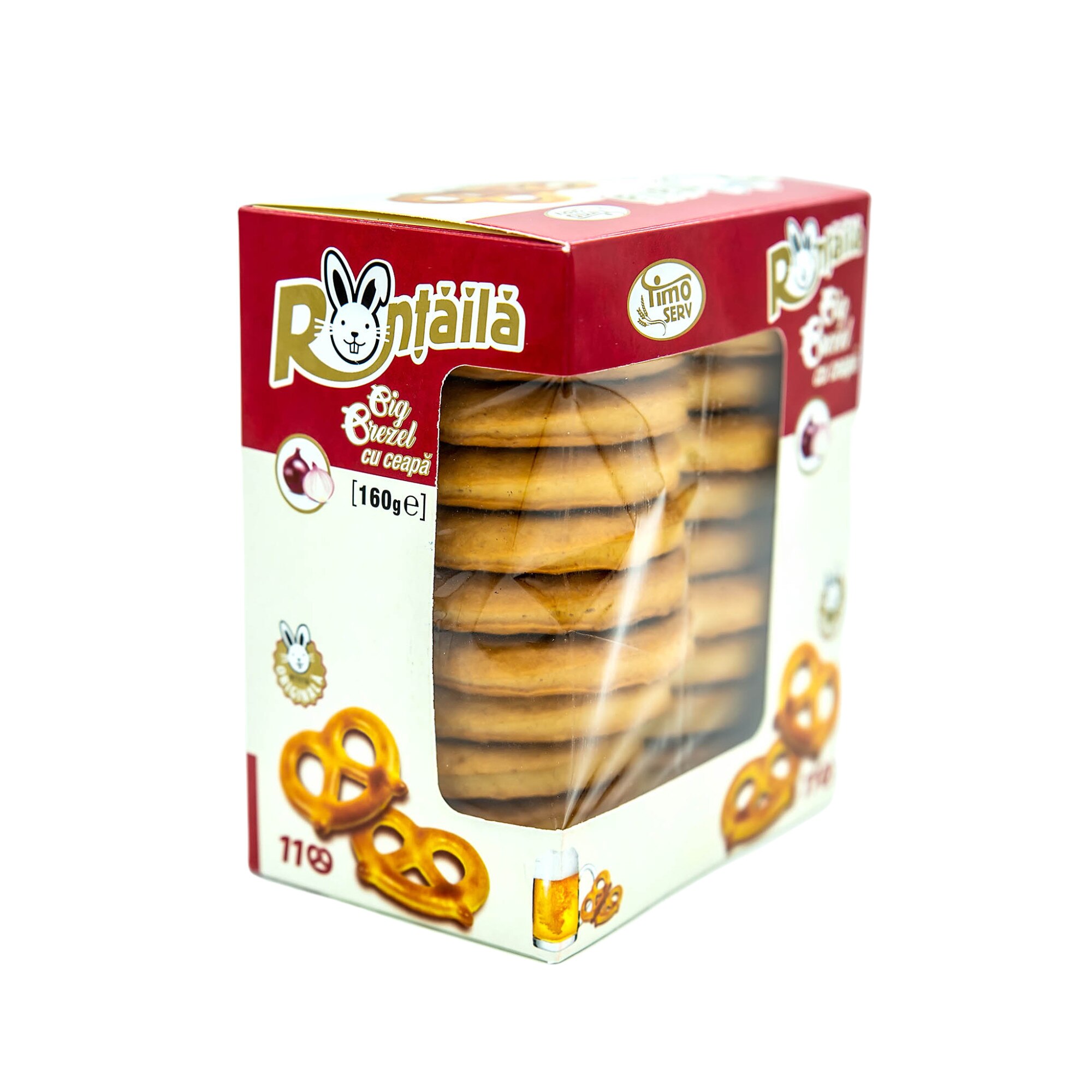 Covrigi Big Brezel cu ceapa Rontaila 160g