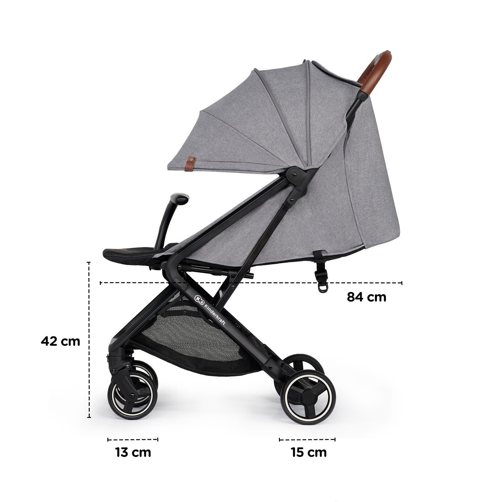 Carucior pentru plimbare Kinderkraft Nubi 2 (Sand Beige)