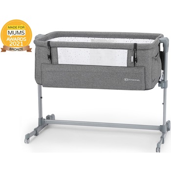 Patut 2 in 1 Co Sleeper Kinderkraft Neste Up, Antracit Patut 2 in 1 Co Sleeper Kinderkraft Neste Up, Antracit