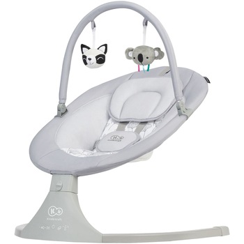 Leagan electric 2 in 1 Kinderkraft LULI, Gri Leagan electric 2 in 1 Kinderkraft LULI, Gri