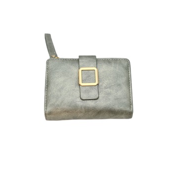 Portofel mic cu bareta, Tia Accesorii, verde metalic Portofel mic cu bareta, Tia Accesorii, verde metalic