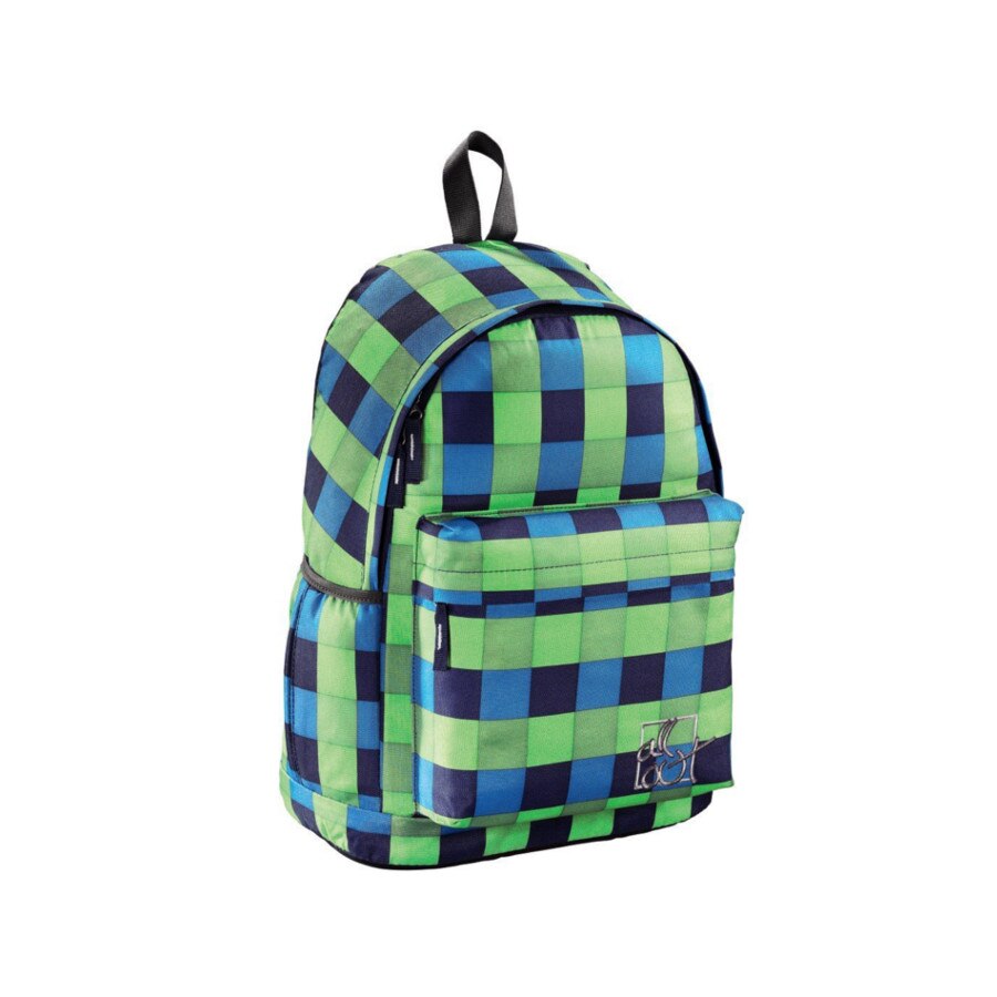 Ghiozdan All Out Luton Pool Chceck, verde-albastru