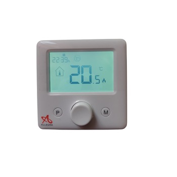 Termostat programabil fara fir controlat prin Internet, Allegra, Alb, 868 MHz Termostat programabil fara fir controlat prin Internet, Allegra, Alb, 868 MHz