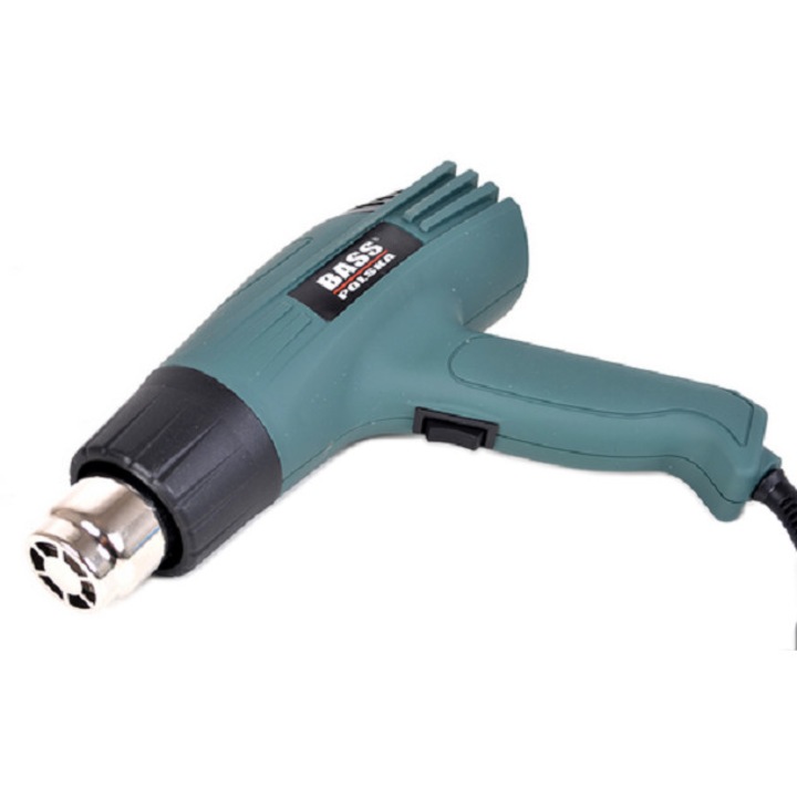 Pistol de aer cald pentru materiale plastice 2000W + duze, Bass Polska