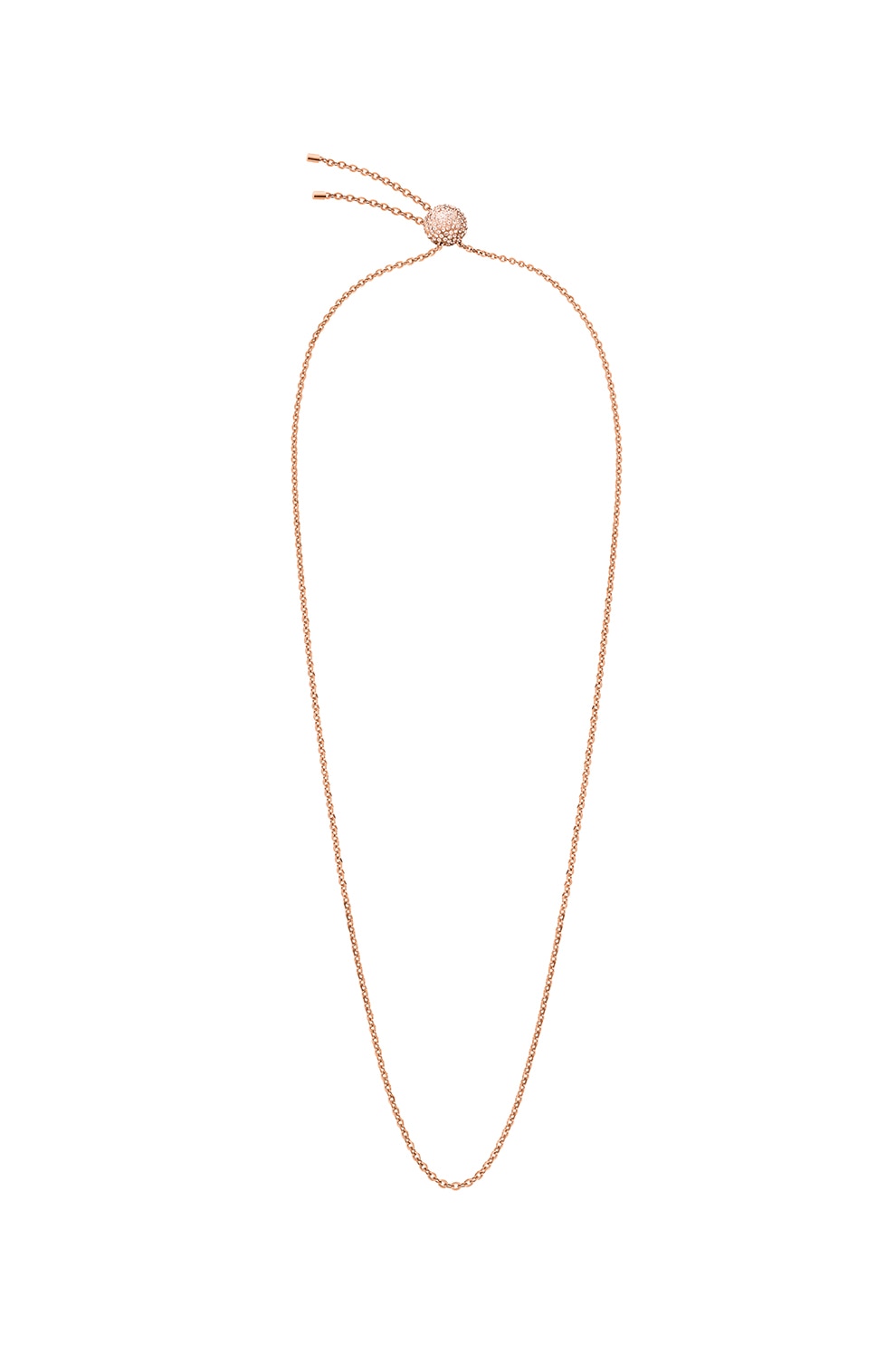 CALVIN KLEIN, Colier tip lant cu cristale, Auriu rose