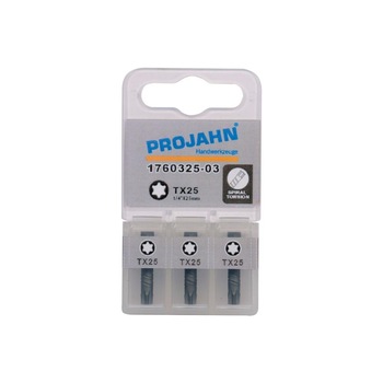 Set de biti TX TORSION T25 PROJAHN 1/4 Set de biti TX TORSION T25 PROJAHN 1/4