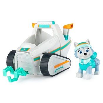 Set figurina cu vehicul Paw Patrol - Everest, Snow Plow Set figurina cu vehicul Paw Patrol - Everest, Snow Plow