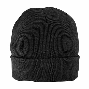 Caciula beanie, acril tricotat, un singur strat, Neagra, Marime Universala