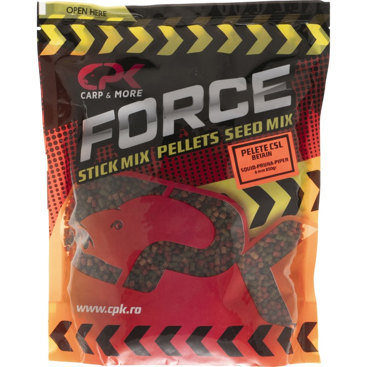 Pelete CSL Betain CPK aroma Calamar & Pruna & Piper, 4mm, 800gr