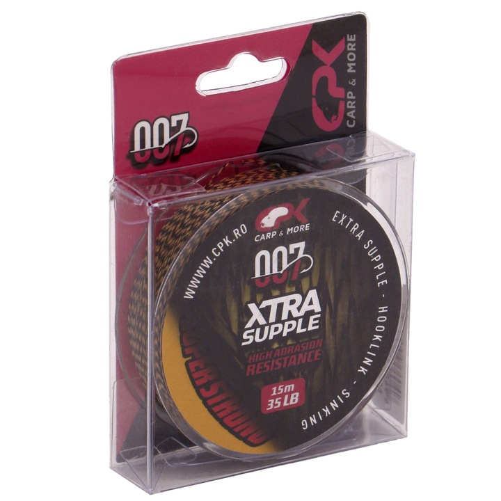 Fir Textil CPK Xtra Supple Hooklink brown 35 lb / 15 M