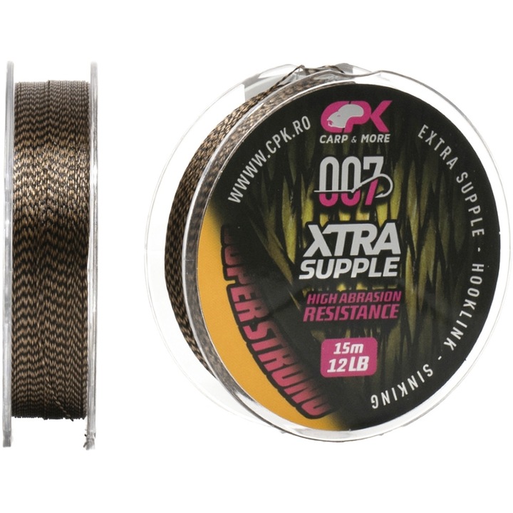 Fir Textil Heavy Hooklink CPK, 15lb/15m, maro