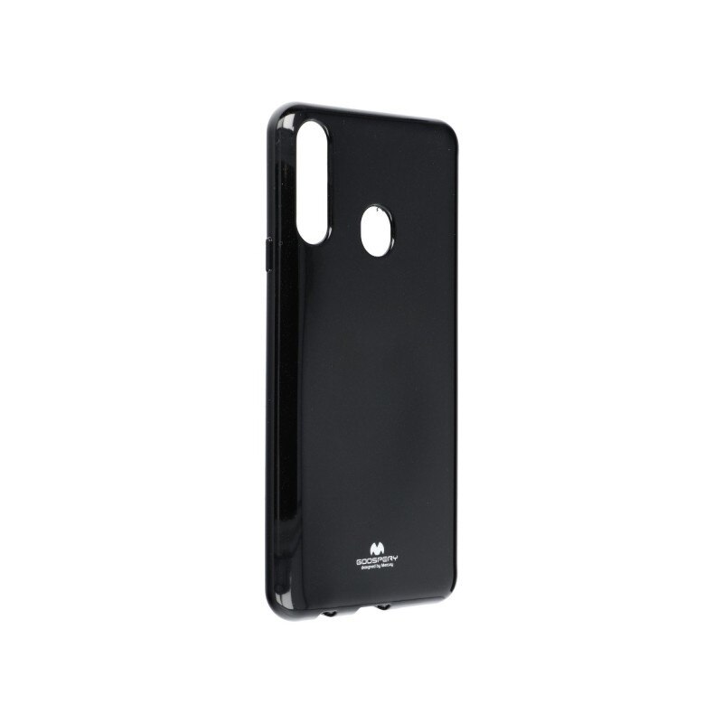 Husa Spate Jelly Case Mercury Goospery Metal Compatibila Cu Samsung Galaxy A20s, Silicon, Negru