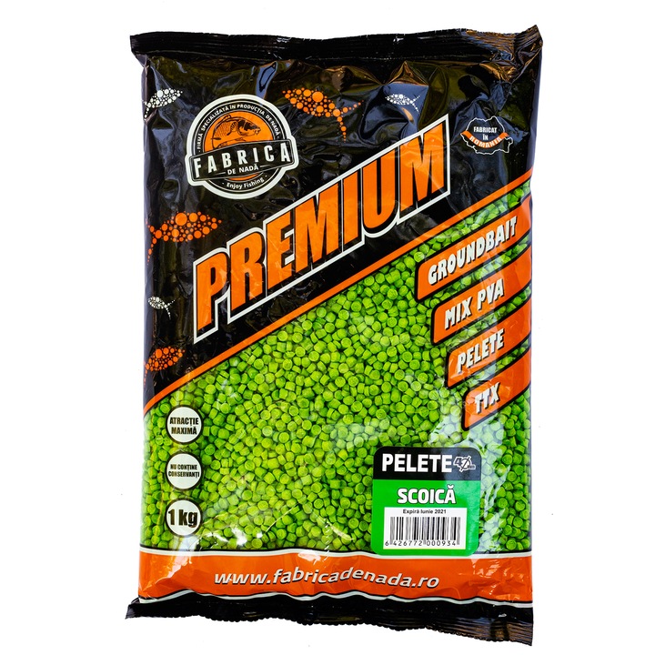 Пелети Factory of Nada, 4 мм, Миди, 1 кг