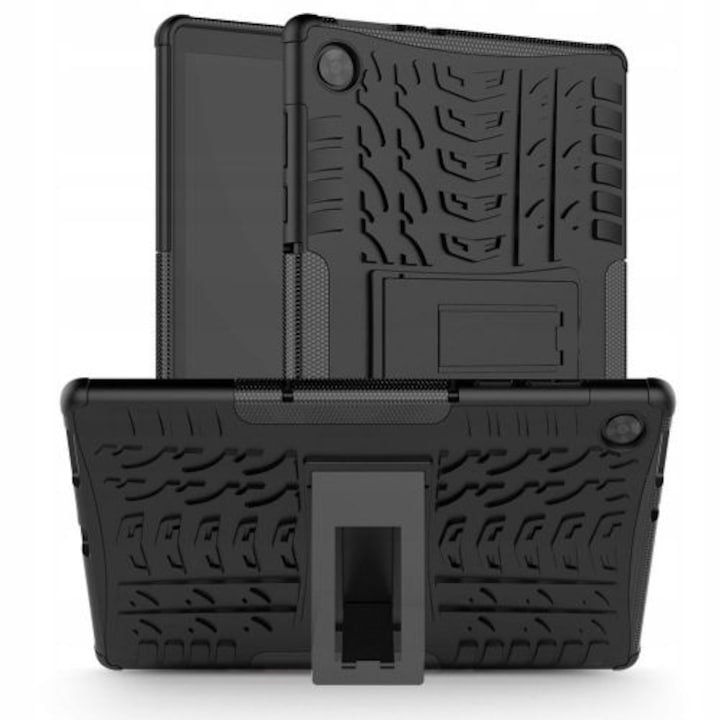 Tablettok Lenovo Tab M10 10,1 (2. generáció TB-X306) - Armorlok ütésálló, kitámasztható, fekete tablet tok