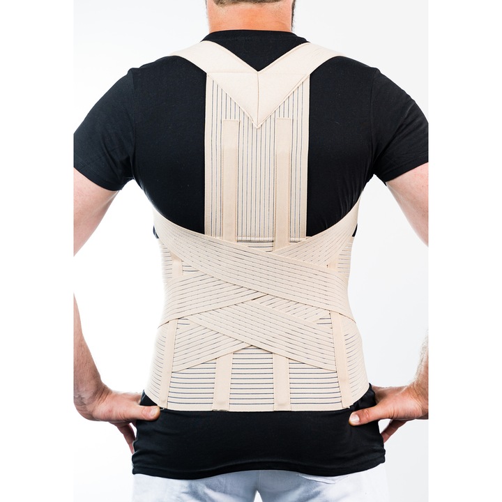 Orteza toracolombosacrala - corset Hessing -ZHZ Medical - Bej -NR 4