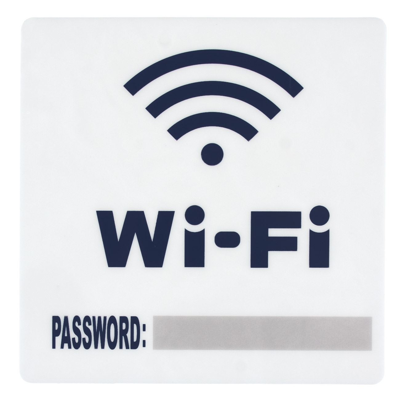 Indicator autocolant, Zola®, WI-FI, alb/albastru, 15x15 cm