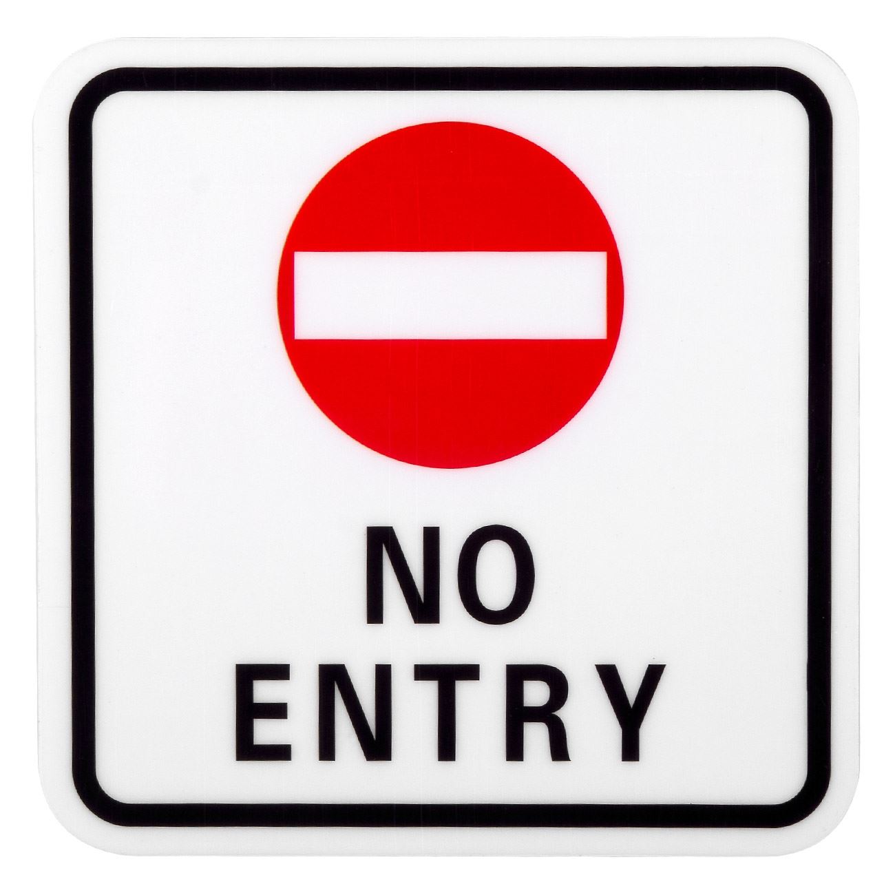Indicator autocolant, Zola®, ' No entry' 14x14 cm