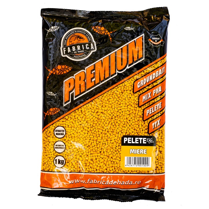 Пелети Fabrica de Nada, 2 мм, Пчелен мед, 1 кг