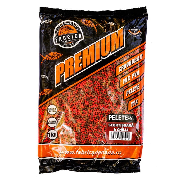 Пелети Fabrica de Nada, 2 мм, Cinnamon & Chilli, 1 кг