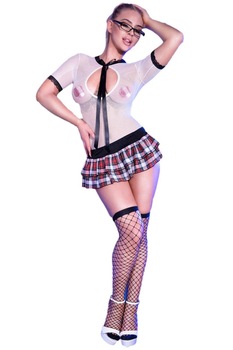 Costum Chilirose Schoolgirl, CR-4364, S-M, Multicolor Costum Chilirose Schoolgirl, CR-4364, S-M, Multicolor