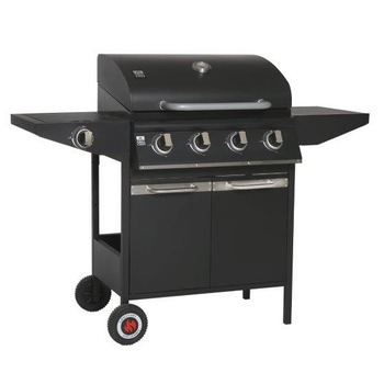 Gratar gaz Grillchef 4 + 1 arzatoare x 3.2 kw, 136 x 106 x 53 cm, aprindere electrica, gratare din fonta 65 x 40 cm Gratar gaz Grillchef 4 + 1 arzatoare x 3.2 kw, 136 x 106 x 53 cm, aprindere electrica, gratare din fonta 65 x 40 cm
