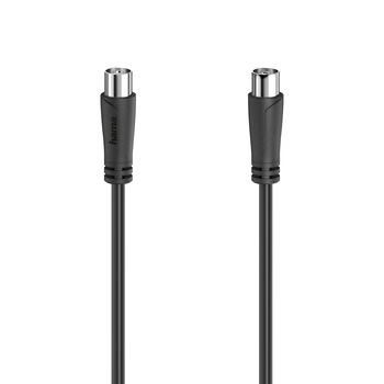 Cablu coaxial Hama 205054, 90db, 5 metri, negru Cablu coaxial Hama 205054, 90db, 5 metri, negru