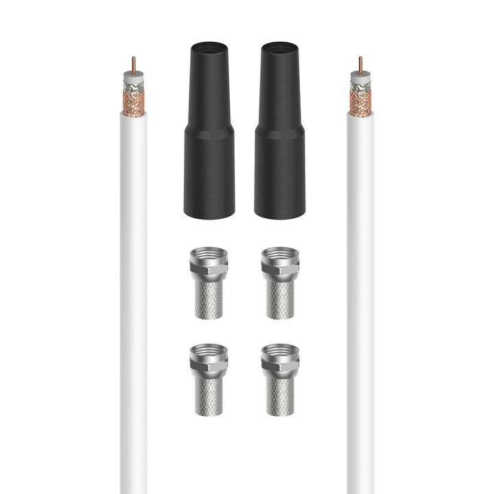 Комплект коаксиален кабел Hama 205043, 40 м