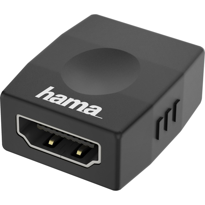 Адаптер HDMI Hama 205163, Full HD, Ethernet,Черен