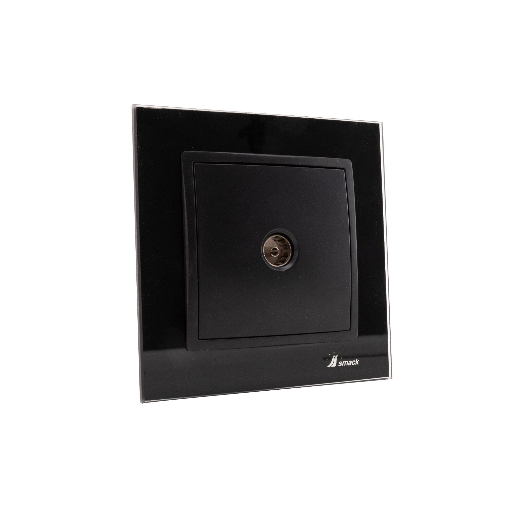 Priza TV, rama sticla, Smack, sf8008FKB