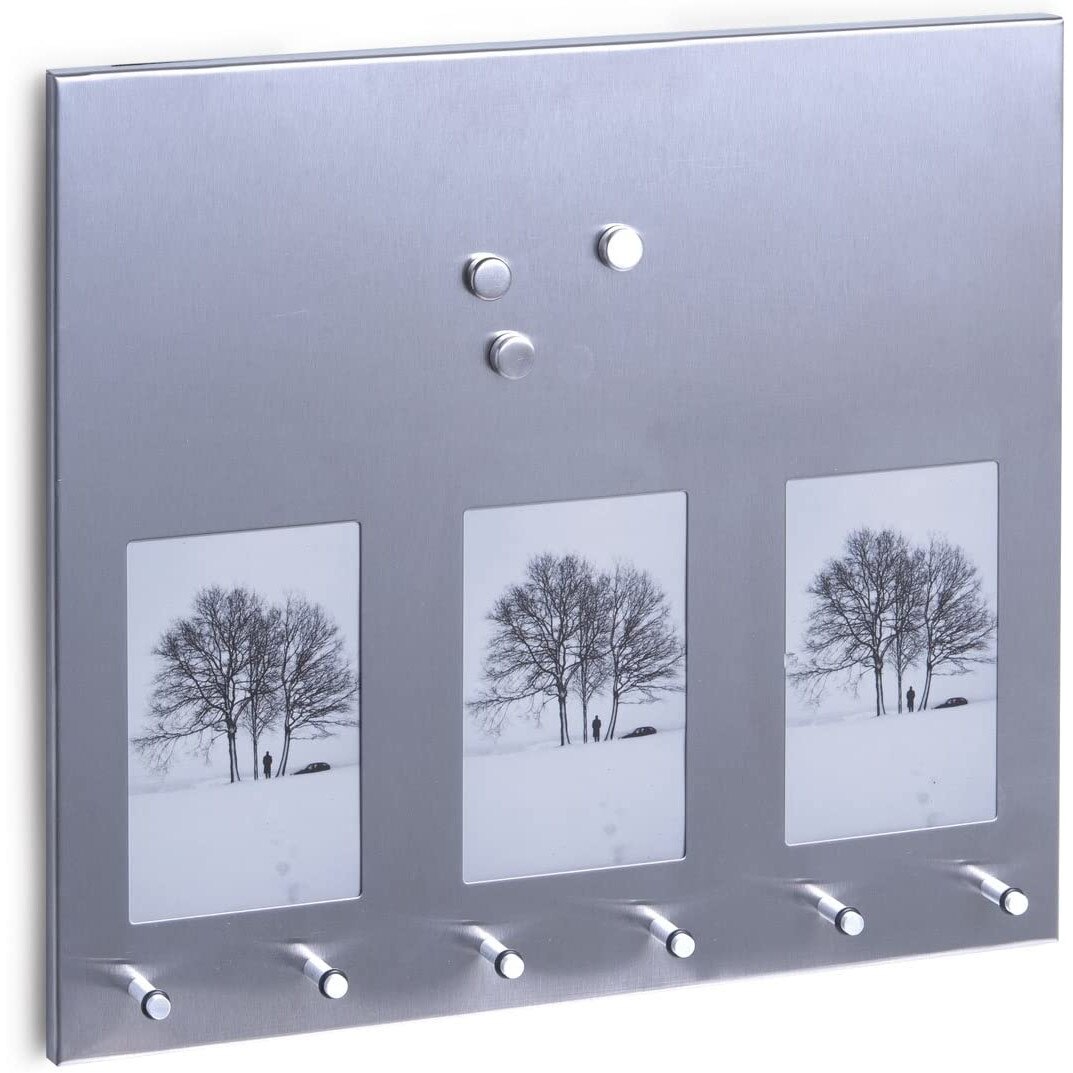 Tabla magnetica cu rame foto, 40.5x36 cm, Zeller