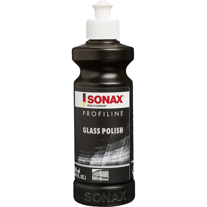 Разтвор за полиране на стъклени повърхности, SONAX Profiline, 250 мл